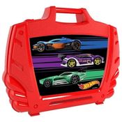 Maleta Porta Carrinhos HOT Wheels Vermelho FUN F0121-9