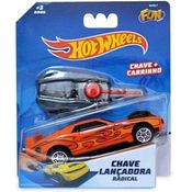 Hot Wheels Carrinho + Chave Lançadora Radical FUN Laranja F0003-4