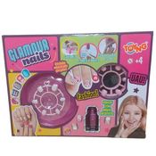 Kit Glamour Nails Decoração UNHA Adesivos Variados TOYNG