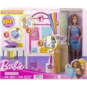 Barbie Profissoes Playset Estilista de Moda Mattel HKT78