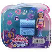 Boneca Barbie com Acessórios - Mermaid Power - Chelsea Sereia - Mattel