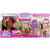 Barbie Entretenimento Diversao NO Estabulo de Cavalos Mattel HXJ44