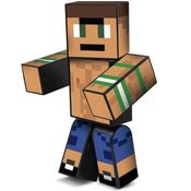 Boneco Minecraft Brucutu Problems Youtuber Grande 35CM