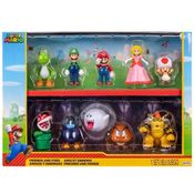 Mini Figura de Ação - Pack com 10 - Super Mario - Sunny