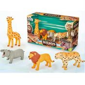 Conjunto Animais Bichos Safari Adijomar 888