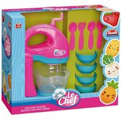 Kit Batedeira Infantil Brinquedo de Cozinha Divertido Usual 312 Rosa