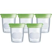 Pote de Armazenamento Leite Storage Solution com 5 Unidades MAM 6050