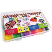 Kit Fabrica de Pulseiras com 1200 Elasticos EZBANDZ I9 Brinquedos