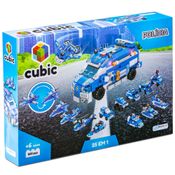 Blocos de Montar Cubic 25 em 1 Polícia 569 Peças Multikids - BR1619 BR1619