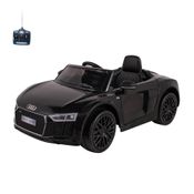 Carro Infantil Eletrico Audi R8S 12V Com Controle Remoto Preto