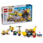 Lego Minions e o Carro Banana 75580 com 136pcs