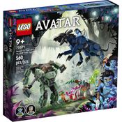 Lego Avatar Neytiri e Thanator Contra Quaritch em AMP Suit 75571 560pcs