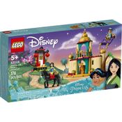 Lego Princess A Aventura de Jasmine e Mulan 43208 176pcs