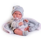 Boneca Bebe - Antonio Juan - RN - Toneta com Touca - Fun