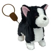 Cachorro de pelúcia Playfull Pets com controle remoto Toyng - preto