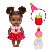 Boneca - Baby Alive - Festa de Aniversário - Berry Boo - Cabelos Pretos - Hasbro