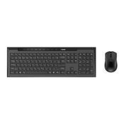 Kit Rapoo Teclado e Mouse Sem Fio Bt+2.4Ghz Preto 5 Anos de Garantia 8200M - RA038OUT [Reembalado] RA038OUT