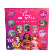 Brinquedo Kit Pulseiras E Colares Princesas Disney Com Pingentes Da Moana, Ariel E Bela