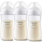 Kit com 3 Mamadeiras Petala 330ML Philips AVENT SCY906/01