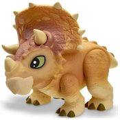 Jurassic World - Dinossauro Triceratops (bege) - Pupee
