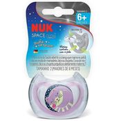 Chupeta de Silicone S2 6M+ Space GLOW NUK PA7336-2G