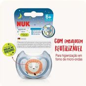Chupeta de Silicone S3 6M+ Space GLOW BOY NUK