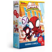 Quebra-Cabeça 60 Peças - Spidey And His Amazing Friends - Toyster