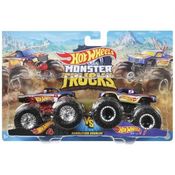 Carrinho HOT Wheels Monster TRUCK HOT Wheels 4 X HOT Wheels 1 Mattel FYJ64