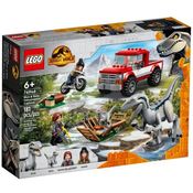 Lego Jurassic WORLD Captura dos Velociraptores Blue e Beta 76946