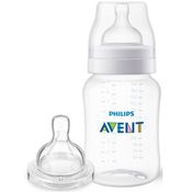 Mamadeira Classica ANTI-COLIC 260ML + Bico 6M+ Philips AVENT SCY119/04