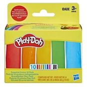 Play DOH KIT com 10 Cores Basicas Hasbro F9817