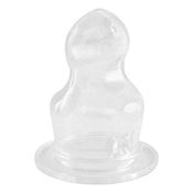Kit 2 Bicos de Silicone Mamadeira Clássica 0 à 6 Meses Lillo