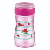 Copo de Treinamento Infantil 360° Evolution 300ml Rosa Lillo