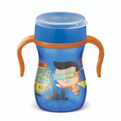 Copo de Treinamento Infantil 360 Evolution 240ml Azul Lillo