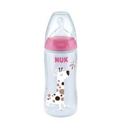 Mamadeira First Choice Controle Temperatura 360ml Rosa - Nuk