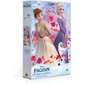 Quebra-Cabeça 100 Peças Metalizado - Frozen Disney - Toyster
