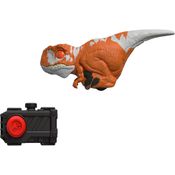 Jurassic World - Dinossauro com Controle - Atrociraptor Laranja e Branco Gyn42