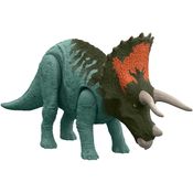 Figura de Ação - Jurassic World - Dominion - Triceratops - Com Som - 17 cm - Mattel