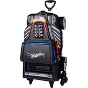 Mochila com Rodinhas Hot Wheels - Bone Shaker Preta 2500em19 - Diplomata