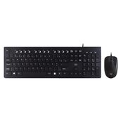 Kit Teclado e Mouse Com Fio Multi Cabo de 150cm Com Conexão USB - TC240 TC240