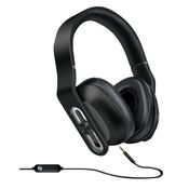 Headphone c/mic HM-330 e controle no cabo - Preto