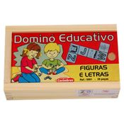 Jogo de Dominó de Figuras e Letras - Carimbrás