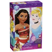 Quebra-Cabeça 100 Peças - Princesas Disney - Grow