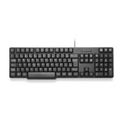 Teclado com Fio Conforto Sem Marca Conexão USB Cabo de 130cm Resistente Água Preto - TC204OUT [Reembalado] TC204OUT