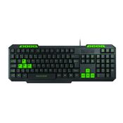 Teclado Gamer Multimídia Slim Verde Multilaser - TC243OUT - [Reembalado] TC243OUT