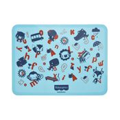 Lugar Americano de Silicone Estampado Yummy! Azul Fisher-Price - BB1195X [Reembalado] BB1195X