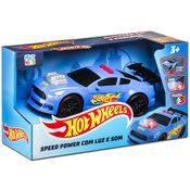 Hot Wheels Carro Speed Power Azul com Luz e Som Multikids - BR1821 BR1821