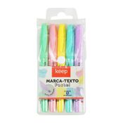 Marca Texto 5 Cores Pastel Keep - MR070OUT [Reembalado] MR070OUT