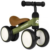 Bicicleta sem Pedal Infantil com 4 Rodas para Crianças de 1 a 4 Anos, RETROSPEC 5350, Verde