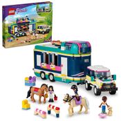 LEGO Friends 6385801 Kit de Construção Trailer Horse Show com 989 Peças para 8 Anos ou mais